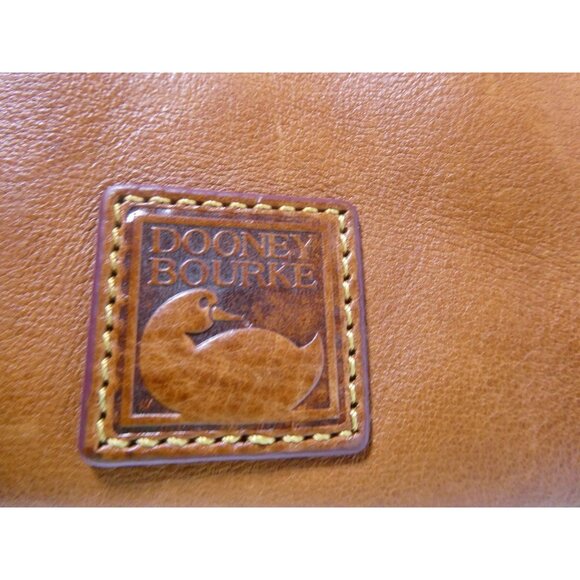Dooney Bourke Florentine Tan Satchel Bag with Shoulder Strap - Picture 9 of 9